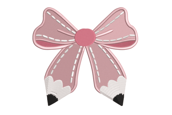 Pencil Bow Applique Embroidery Review