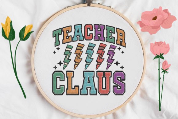 Teacher Claus Embroidery Design Review