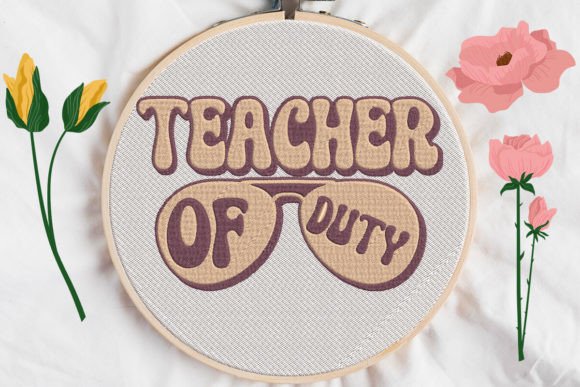 Teacher of Duty Sunglasses Embroidery Review