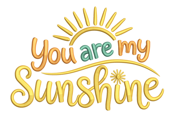 You Are My Sunshine Embroidery Review